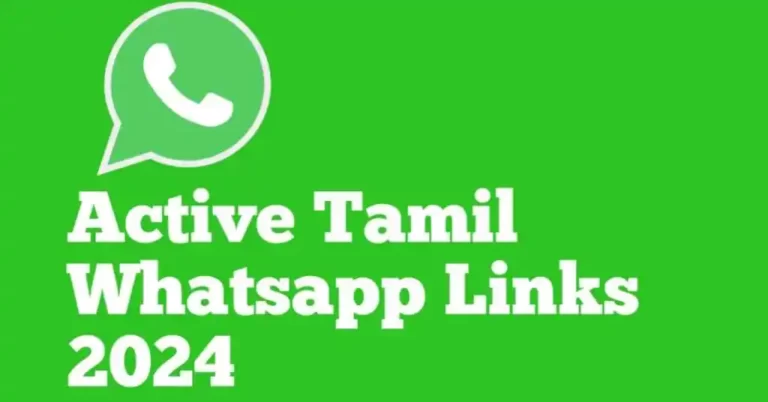999+ Active Tamil Whatsapp Group Links List 2024