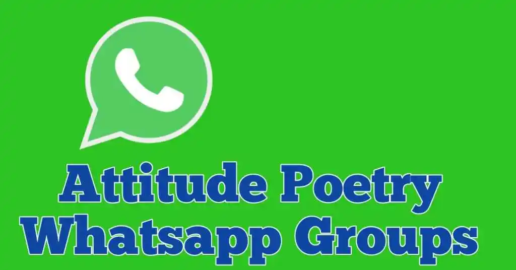 Attitude Poetry Whatsapp Group Links List Join 2024