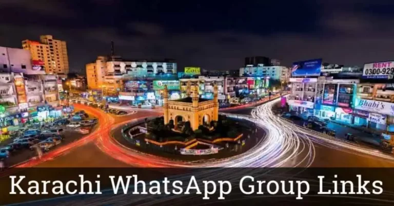 Best Karachi Whatsapp Group Links List 2024