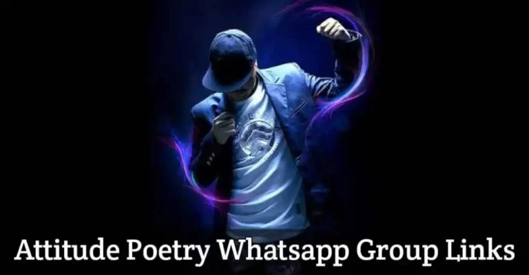 Latest Attitude Poetry Whatsapp Group Links List 2024