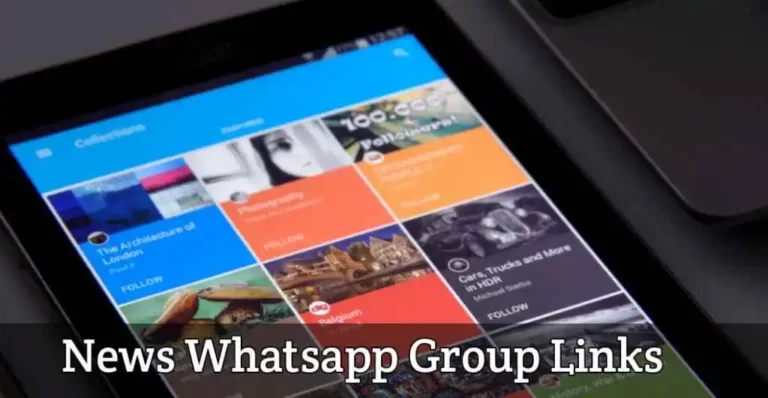 860+ News Whatsapp Group Links List 2024