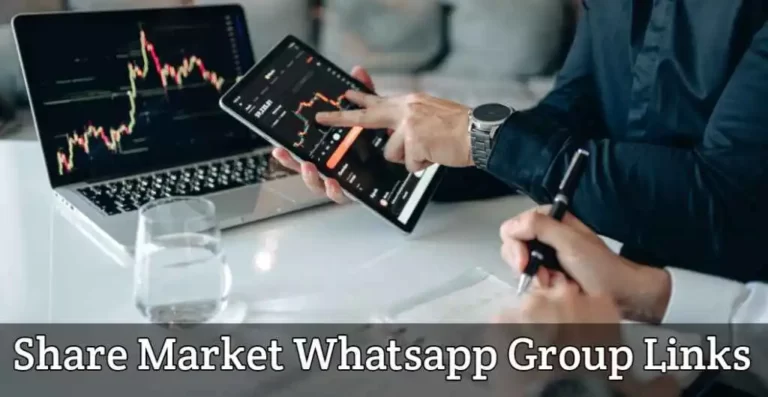 Share Market WhatsApp Group Links Updated 2024