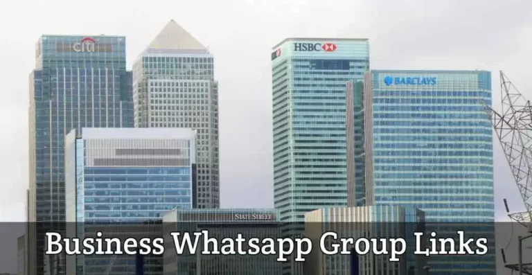 Business WhatsApp Group Links 2024