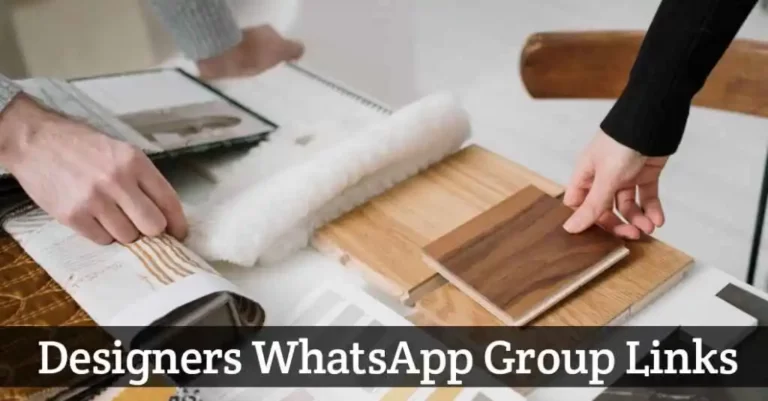 930+ Designers WhatsApp Group Links 2024