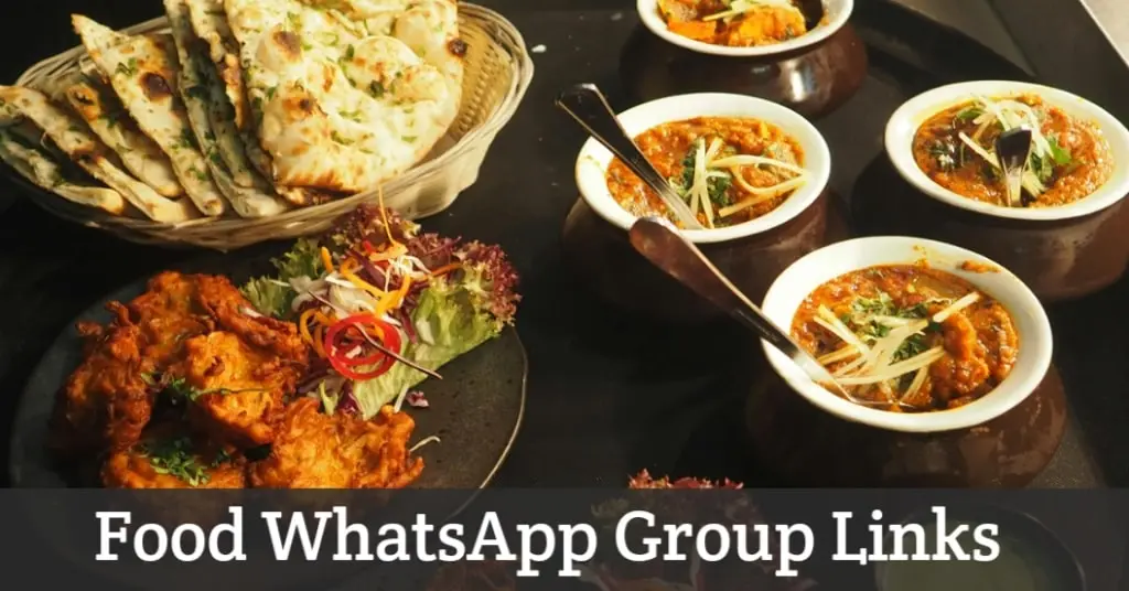 870+ Active Food WhatsApp Group Links List 2024