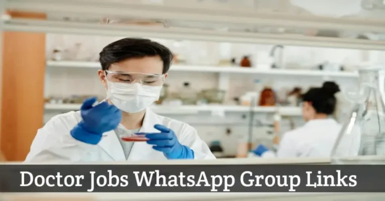 980+ Active Doctors WhatsApp Group Links 2024
