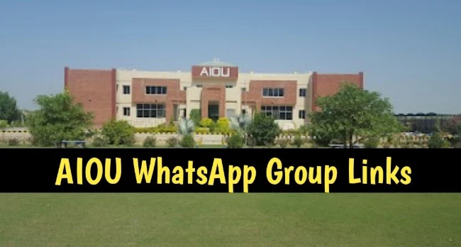 1500+ Active AIOU WhatsApp Group Links List 2024