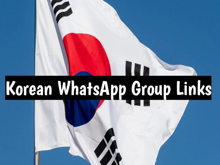 980+ Korean WhatsApp Group Links 2024