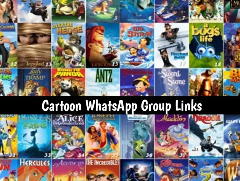 870+ Cartoon WhatsApp Group Links 2024